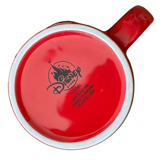 Disney Store Minnie Mouse XOXO Love Heart Glasses - Red 3D Cup 10oz Mug Coffee - Picture 6 of 6